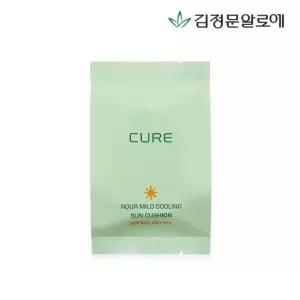 [김정문알로에] 큐어 아쿠아 마일드 쿨링 선쿠션 리필 시즌3