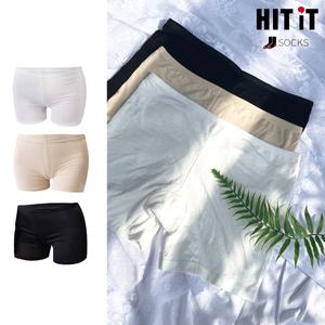 베이직 면스판 2부 속바지 찰랑 찰랑 속바지 학생 교복 치마 화이트/스킨/블랙