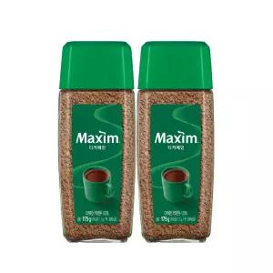 동서 맥심 디카페인 병 175g X 2개 블랙 알커피 홈카페