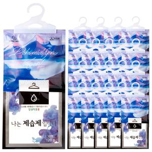 홈트너 옷걸이 옷장제습제 옷장용 습기제거제 120g 20개