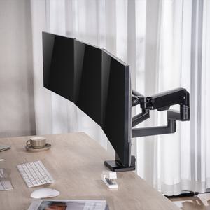 루나랩 슬림 폴 트리플 블랙 모니터암 거치대