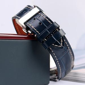 론진 시계 호환 19mm 20mm 21mm 악어 무늬 가죽 밴드 레더 워치 스트랩 시계줄