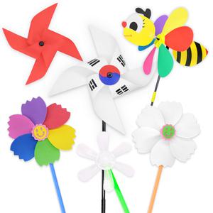 바람개비 만들기 세트 태극기 칼라 eva pvc 꿀벌 행사 이벤트