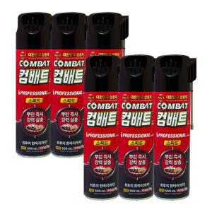 컴배트 스피드 바퀴벌레 에어졸 500ml x6