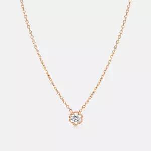 디아만테 다이아몬드 2부 14K 로즈 목걸이 A241DN1142R4A