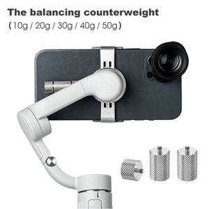 DJI OM 5 6 짐벌 밸런스 카운터웨이트-50g 클럼프 웨이트 4 SE 오즈모 Mobile 3 2 지윤 Smooth Vimble 액세