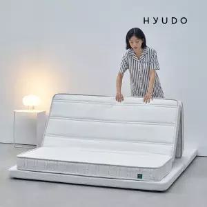 [3월 신학기 5% 단독이벤트]휴도 국내생산 편안한 제주 13cm 허리 라텍스 본넬 접이식 매트리스 토퍼 바닥매트리스 퀸(Q)