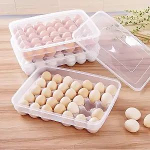 [할인바이할인][1+1] 왕란도 보관가능한 34구 대용량 계란트레이 계란보관함