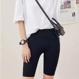 [다잇템]여자 트렌디 슬림 스타일 바이크 5부 레깅스