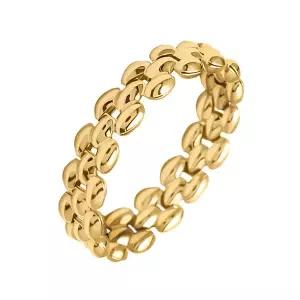 [골드앤] 18K 할로우렉스 반지