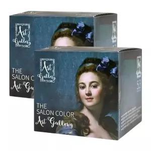 순수 더 살롱 컬러 아트 갤러리 5.3 초코 브라운X2개/순수 염색약 흰머리 뿌리 새치커버 셀프