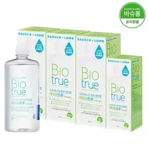 [공식] 바슈롬 바이오트루 렌즈세척액 500ml x3개 + 300ml x1개