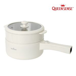 [퀸센스] 세라믹 멀티 일렉트릭팟 1.5L QS-NB96 (찜기 포함)