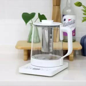 [레이나] 1.8L 304스테인레스 차탕기겸용 유리 보온 티포트 주전자 RP-T2507 / 온도표시