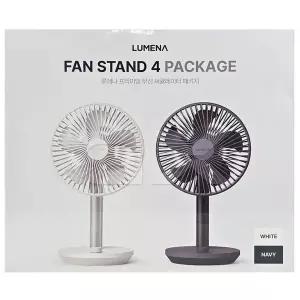 [루메나]LUMENA 루메나 탁상용 무선 선풍기 2개 화이트+네이비 FAN STAND 4 무료배송 gx
