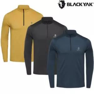 [롯데백화점]블랙야크 남성 봄 기능성 긴팔티 남성 페리체 집업 긴팔티 (3 color)1BYZTSU002IGD