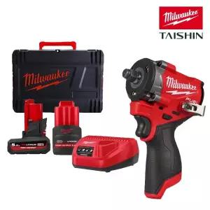 [밀워키] M12 FIW2F12-5252X 충전 임팩 렌치 (2.5Ah & 5.0Ah 배터리) 풀세트