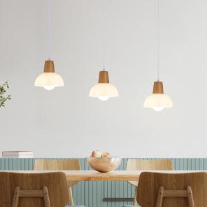 주방 인테리어 네이브 우드 펜던트 1등 침실 포인트 식탁 바 무드등 창가 테이블 조명