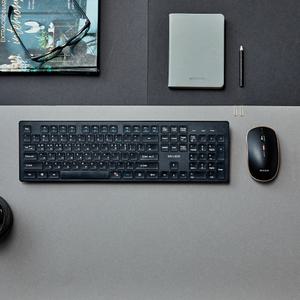 아이리버 IR-WMK5000B 사무용 사무실 무선 키보드 마우스 세트 블랙