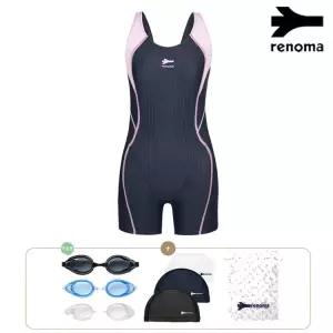 [롯데백화점]레노마 여아동 4부X백 원피스수영복T수경수모세트 GS2F865SET_DG