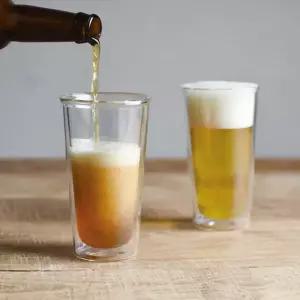[킨토]캐스트 더블월 맥주잔 340ml