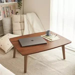 국산 접이식테이블 LPM 초콜릿 월넛 유광 6단 심플라운드 밥상 집들이상 800