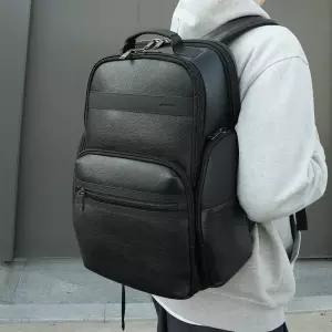[맨백 노블] 레더 소가죽 백팩 대용량 16인치 17인치 노트북 가방 BPI661A
