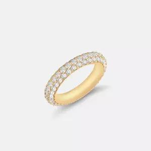 [롯데백화점]메트로시티 첼토 옐로우 모이사나이트 반지 A253SR3452YPH