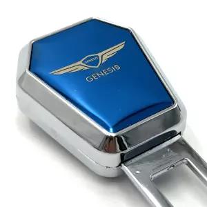 제네시스 안전벨트 연장 클립 미러링 메탈 커버 1개입