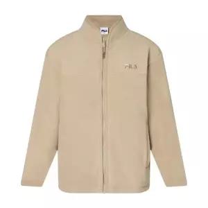 휠라 키즈 보아 플리스 자켓 - 베이지