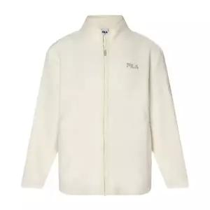 휠라 키즈 보아 플리스 자켓 - 아이보리