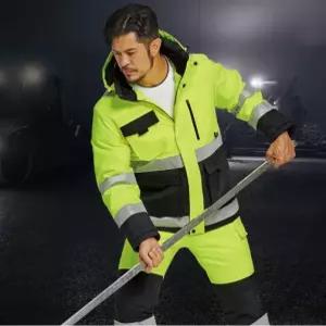 티뷰크 겨울 형광 패딩 캠핑 방한복 작업복 배달 퀵 점퍼 상의 하의 TBS-5031