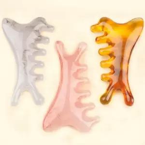 지압 얼굴 마사지 인기 경락 기획상품 곡선형 페이스 괄사 스틱