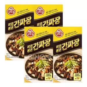 오뚜기 직접볶은 간짜장 212g 4개 고형 짜장 자취