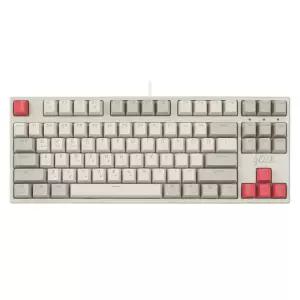 지클릭커 레트로 레드 슈퍼히어로 SPK87 저소음 풀 윤활 기계식 게이밍 키보드 RB2