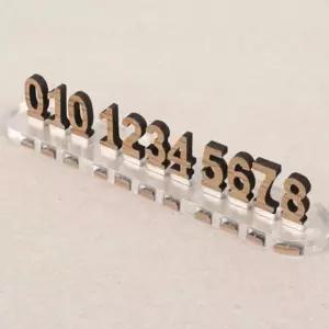 우드 주차번호판 주차전화번호 차량용전화번호 자동차전화번호