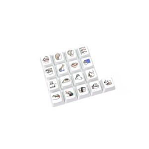 일본어키캡 일어 키캡 라멘 커스텀 블랙 표준 테마 빈티지 히라가나 포인트 감성 하우징