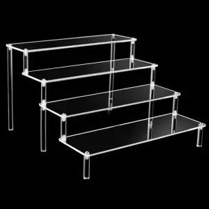 피규어 아크릴계단 굿즈 진열 전시 받침대 D옵션 4단