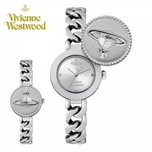 [비비안웨스트우드] 여성 메탈 팔찌 시계 Orb Button VV323WSSL