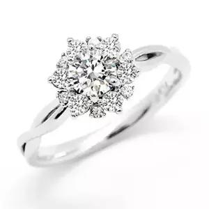 IGI GIA 3부 랩 그로운 다이아몬드 다이아 반지 프로포즈 아이비