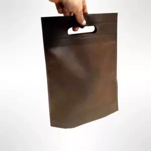 견고한 부직포 링봉투 브라운 35X43cm 밑8cm 50매가방 에코백 쇼핑백 부백 더스트백