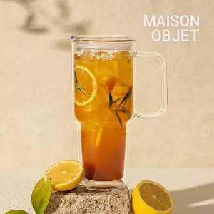 몬즈 내열유리 더블월 이중 텀블러 750ml