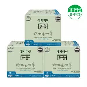 예지미인 윤슬 소형 생리대 16개입 3팩