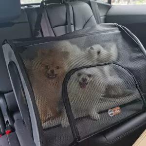 강아지 접이식 카시트 휴대용 여행 대형 KH 해먹 S43 40cmx38cm 애견