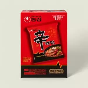 농심 신라면 20p 선물용 봉지라면 농심라면 캠핑 낚시 단체선물