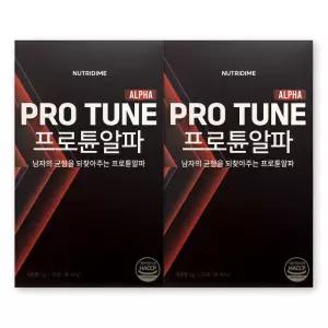 뉴트리다임 프로튠알파 2g X 30포 2박스 남성 전립선 영양제 활력 균형 포올드맨