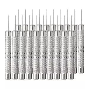 20 Pcs 시계 스트랩 팔찌 핀 펀치 0.8mm 헤드 리무버 수리 도구 시계 쥬얼리 조정 리벳 팅 핸드 툴 액세서