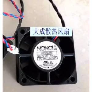 NONOI F6025X24B DC24V 0.250A 냉각 팬호환  새 쿨러 팬 60x60x25MM