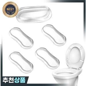 튼튼한 실리콘 변기 시트 범퍼 충격 방지 뚜껑 패드 욕실 교체 부품 강력한 접착