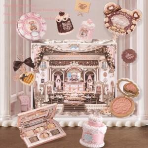 플라워노즈 더 스위티 베어 컬렉션 메이크업 키트 선물 세트 올인원 쉬머 아이섀도우 팔레트 블러셔 립 젤